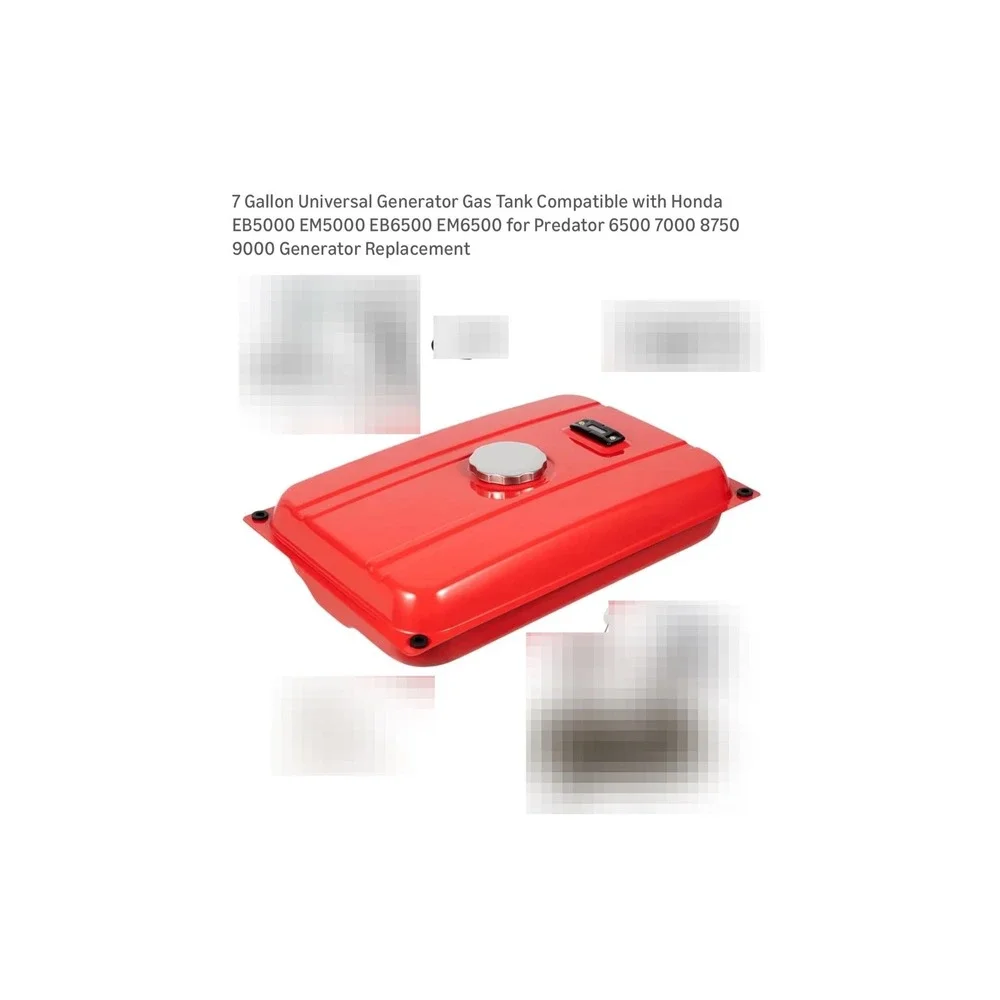 Red Generator Cover Universal Fitment Premium Baking Paint Iron Weatherproof